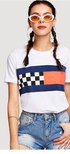 Graphic print tee